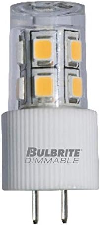 Bulbrite LED Mini JC Kısılabilir Olmayan Çift Pimli Taban (G4) Ampul 15 Watt Eşdeğer 2700K, Şeffaf 3'lü Paket
