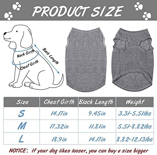 6 Parça Köpek Gömlek Pet Köpek Boş Giysiler Nefes Köpek Düz Gömlek Yumuşak Köpek T-Shirt Giyim Kıyafet Köpekler Kediler için