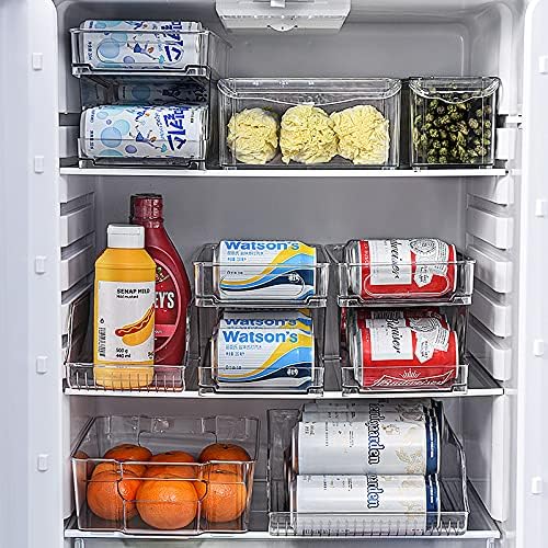 İstifleme Can Dağıtıcılar, Yükseltme Çift Katmanlı Otomatik Haddeleme İçecek Soda Can İçecek Buzdolabı Depolama Raf Organizatör,