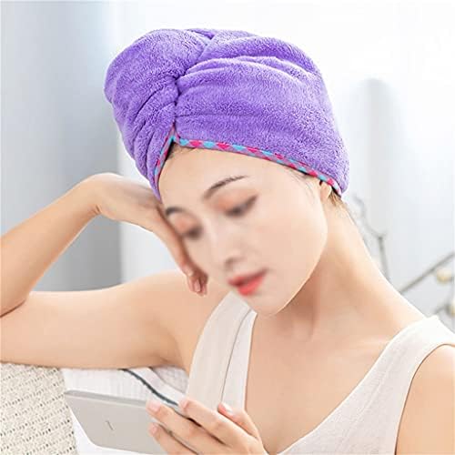 YFQHDD Şampuan ve Kuru Saç Başlığı Kadın Emici ve Çabuk Kuruyan Başörtüsü ve Kuru Saç Havlu Duş Başlığı (Renk: C, Boyut