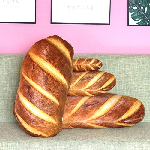 helegeSONG Ekmek Yastık, Yenilik Gıda Yastık Gerçekçi Baget Vücut Yastık Gerçekçi Ekmek Yastık Gıda Plushies Komik Yastık Ev
