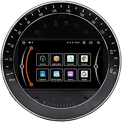 aoonav araba Radyo ile Ekran Stereo Alıcı için BMW Mini 0211-2014 GPS Navigasyon Desteği ile carplay Kablosuz (Siyah, Gümüş)