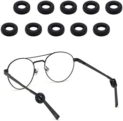 Silikon Gözlük Tapınak Ucu Kol Tutucu, Kaymaz Yuvarlak Konfor Gözlük Tutucular, Gözlük Kulak Kancaları, Gözlük için Gözlük