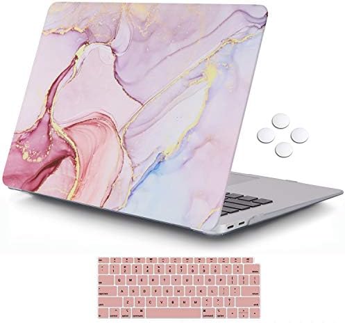 iCasso MacBook Air 13 İnç Kılıf 2020 2019 2018 Yayın A2337 M1/A1932/A2179 Retina Ekranlı Dokunmatik Kimlik, Dayanıklı Sert
