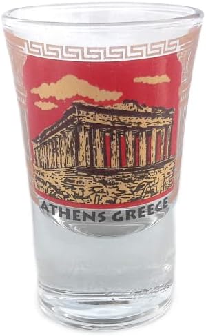 Yeni Atış Cam Yunan Yunanistan Attika Tekila cam Yunanistan Akropolis Parthenon