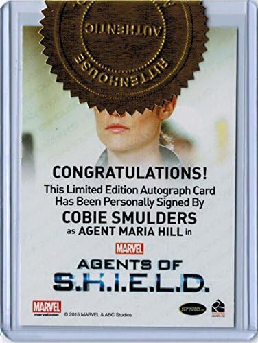 Marvel Agents of SHIELD Sezon 1 İmza Kartı Maria Hill olarak Cobie Smulders