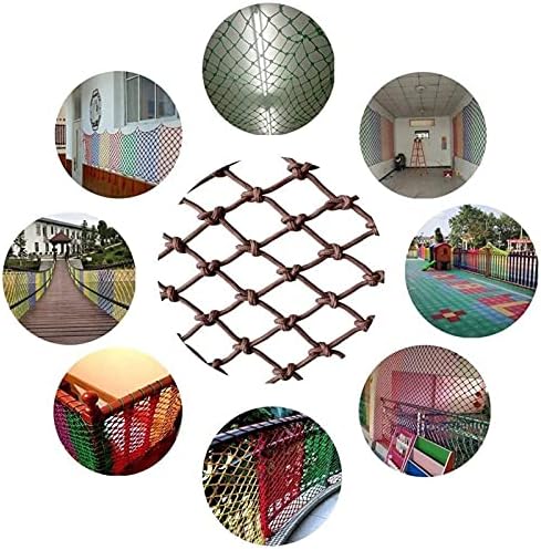 ASPZQ çocuk güvenlik ağı, Oyun Alanı Halat Örgü, Balkon Korkuluk Çit koruma ağı Merdiven Anti-Sonbahar Net Kedi Net Dekorasyon