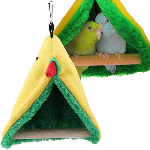 Küçük hayvanlar kış uyku asılı ev sıcak papağan oyuncak çadır kuş yatak hamak(3)