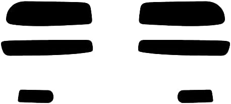 Rvınyl Rtınt Far Tonu Kapakları Chevrolet Silverado 1999-2002 ile Uyumlu - Karartma Dumanı