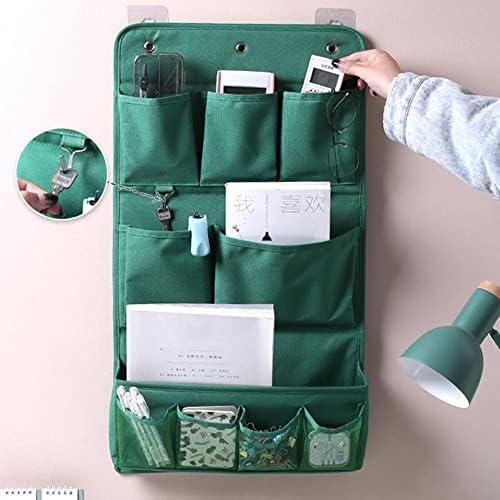 Flystpp Duvar Asılı Kumaş saklama çantası Duvar Asılı saklama çantası Uzay-Tasarrufu Asılı Çanta için Ev Banyo Yurt (Renk: