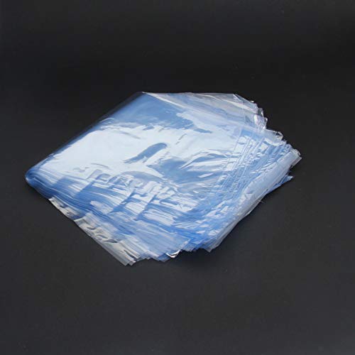 Bettomshin 200 Pcs PVC ısı Shrink Wrap çanta, 9. 84x4. 72 İnç, L x W Daralan Sarma ambalaj çanta Açık Mavi için DIY Hediyeler