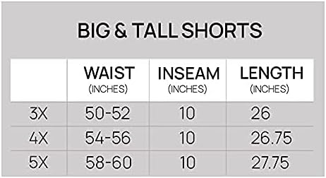 Gerçek Essentials erkek Büyük ve Uzun Boylu 3-Pack Kuru Fit & Mesh Aktif Atletik Perfomance Şort (3X-5X)