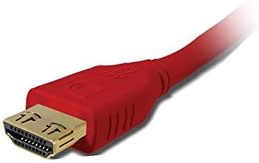 Kapsamlı Kablo HD-HD-3PRORED Pro AV/IT Progripli Yüksek Hızlı HDMI Kablosu, Emin Uzunluk, CL3-Koyu Kırmızı 3'
