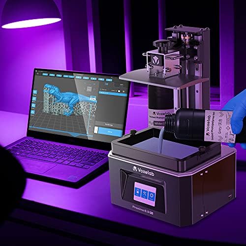 VOXELAB Proxima 8.9 Pro 3D Yazıcı, UV Photocuring LCD Büyük Reçine 3D Yazıcı ile Matris UV LED ışık kaynağı 8.9 4 K Monokrom