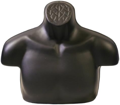Erkek Üst Gövde Formu-Sert Plastik, Beyaz veya Siyah