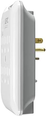 APC Duvar Prizi Fiş Genişletici, USB Portlu Dalgalanma Koruyucusu, PE6WU2, (6) AC Çoklu Fiş Çıkışı, 540 Joule Dalgalanma Koruması