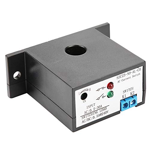 Akım Algılama Anahtarı, SZC03-NC-AL-CH Normalde Açık Amp Sensörü İzleme Rölesi, AC 0.2-30A