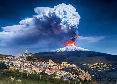 Etna İtalya, Seyahat Yapboz, Koleksiyon, 1000 Adet