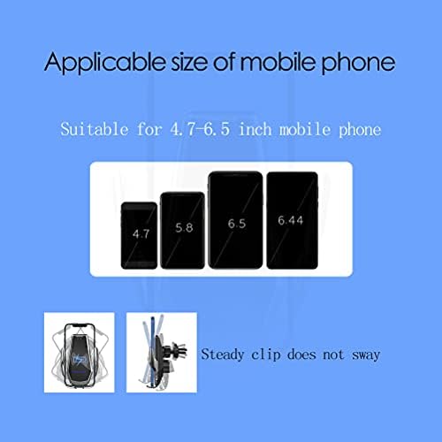 Kablosuz araç şarj aleti yuvası, 15 W qi Şarj Kupası telefon tutucu Akıllı Sensör otomatik kelepçe araba Havalandırma iPhone