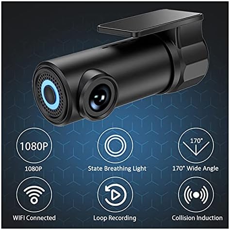 SHANG-JUN Çizgi Kam araba dvr'ı Kamera İngilizce Ses Kontrolü Gece Görüş Geniş Açı G-Sensörü Çizgi Kam Video Kaydedici için
