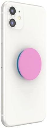 PopSockets PopGrip: Telefon Tutacağı ve Telefon Standı, Katlanabilir, Değiştirilebilir Üst, Colorblock Pembe