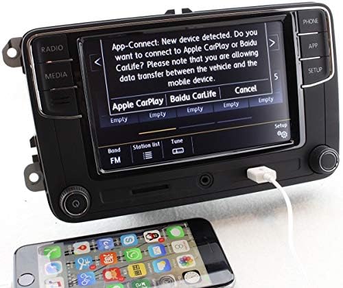 CarPlay 6.5 MIB RCD330 Dokunmatik Ekran 187B 6RD035187 B Değiştirme VW Jetta Golf MK5 / MK6 CC Caddy Polo EOS Passat Scirocco