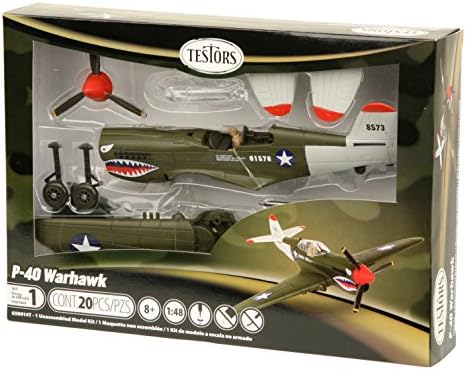 Testors P-40 Warhawk Uçak Model Seti (1: 48 Ölçekli)