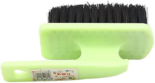 EuisdanAA Green Plastic Faux Bristles Car Care Carpet Tile Cleaning Brush Cleaner Tool(Cerdas de imitación de plástico verde