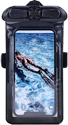 Vaxson Telefon Kılıfı Siyah, Alcatel one Touch ile Uyumlu s'pop OT-4030D Su Geçirmez Kılıfı Kuru Çanta [Değil Ekran Koruyucu