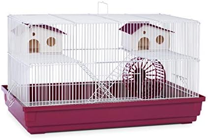 TOPİZONE Hamster Habitat Deluxe Hamster ve Gerbil Kafesi Küçük Hayvan Kafesleri Hamster evcil Hayvan Kafesleri, 22-1/2'L x