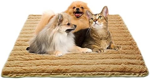 Ultra Yumuşak köpek yatağı Mat, Kaymaz Alt Köpek Sandık Pedi, Köpekler ve Kediler için Makinede Yıkanabilir köpek kulübesi