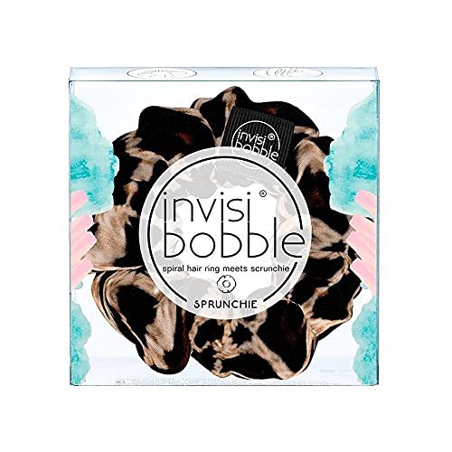 ınvisibobble Sprunchie Spiral Saç Halkası-Gerçek Siyah ve Purrfection -2 Paket - Scrunchie Şık Bilezik, Kadınlar için Güçlü