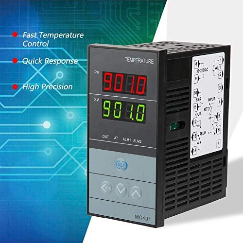 LIANGANAN Kontrolleri sıcaklık Kontrol cihazı, dijital PID sıcaklık kontrol cihazı Termostat Röle SSR Çıkışı Termoregülatöre