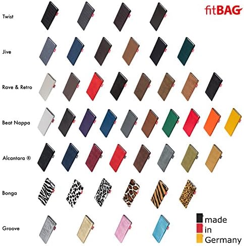 fitBAG Rave Kahverengi Özel Tailored Kollu Huawei Onur için Görünüm 20 / View20 / V20 / Almanya'da yapılan / İnce Takım Elbise