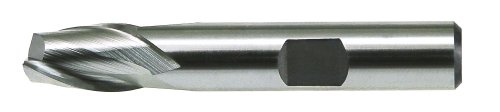 Drillco 5000A Serisi Yüksek Hızlı Çelik Düzenli Uzunluk Bitirme Merkezi Kesme Ucu Değirmeni, Kaplanmamış (Parlak) Kaplama,