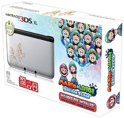 Nintendo 3DS XL, Gümüş-Mario & Luigi Dream team Sınırlı Sayıda (Yenilendi)