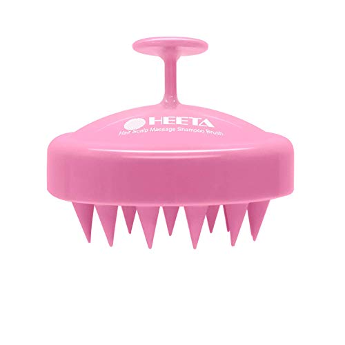 Islak ve Kuru Fırçalama için Silikon Banyo ve Vücut Fırçalı HEETA Saç Şampuanı Fırçası