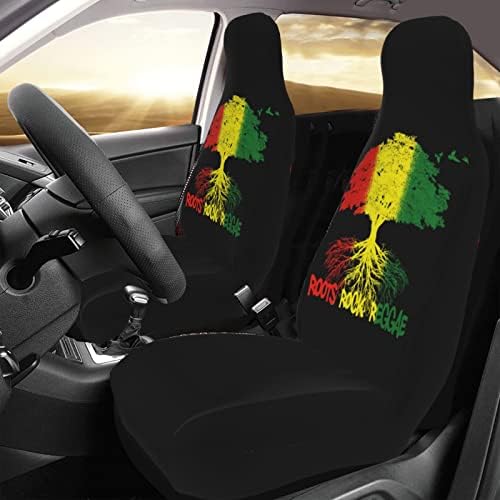 Rastafarian Reggae Rasta Tarzı Ağacı Kaymaz Evrensel Araba Koltuğu Kapakları Yıkanabilir klozet kapağı Koruyucular için Sedan