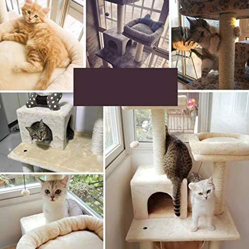 DALİZHAİ777 Kedi Ağacı Kedi Yavru Tırmalama Ağacı Halat ve Hamak Çizikler Yatak Ağacı Tırmanma Oyuncak Aktivite Merkezi Evcil