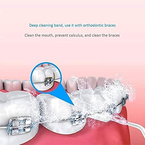 QYYYUNDING Taşınabilir diş duşu Akülü Su Seçim Diş CleanerDental Oral Irrigator ile 3 Modları ve USB Seyahat