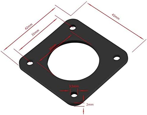 Broadfashion 3D Yazıcı Ekstruder Kiti, Yükseltme Metal Besleyici 1.75 mm Filament, Dahil Bahar Silikon Step Amortisör Hattı