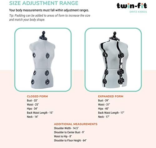 Dritz Twin-Fit-Küçük Elbise Formu, Gri