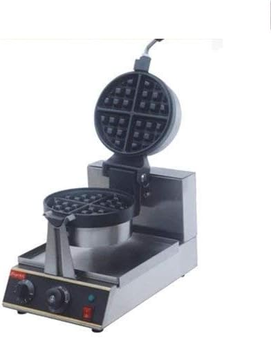 FY-2205180 Döndürülmüş 220 v Elektrikli 4-Dilim Yuvarlak Belçika Waffle makinesi Makinesi Baker Demir