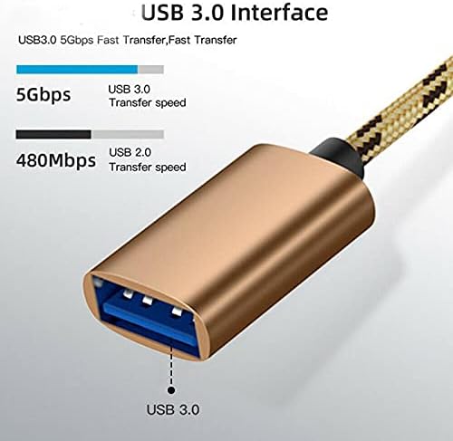 WPYYI 2 in 1 USB 3.0 OTG adaptör kablosu Tip-C mikro USB USB 3.0 Arayüzü şarj Kablosu Hattı için Cep Telefonu Dönüştürücü için