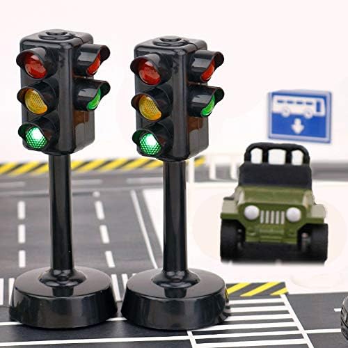 SSNsvj Mini trafik işaretleri ışık hız kamera modeli ile müzik LED eğitim çocuk oyuncak trafik işareti