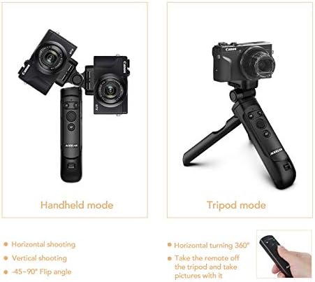 AODELAN Kamera Çekim Kavrama, kolu Mini Tripod ile BR-E1B Kablosuz Uzaktan Deklanşör Canon EOS için R3 R RP R5 R6 90D M50 SL2