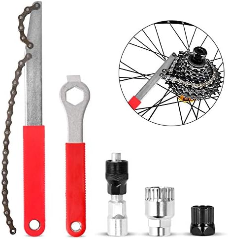 Odoland Bisiklet Tamir Aracı Kiti, Dahil Bisiklet Krank Extractor ile 16mm Anahtarı / Anahtarı, Bisiklet Volan Zincir Dişli