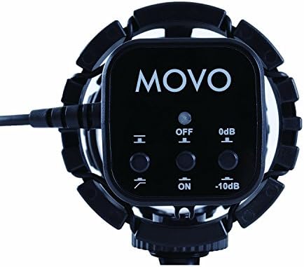 Movo XY Stereo Kondenser Video Mikrofon Canon EOS için 1D-X MK I ve II, 5D MK I, II, III, 5DS R, 6D, 7D MK I + II, 60D, 70D,