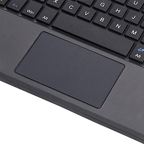 DDETAO Manyetik Şarj Bluetooth V3.0 Klavye Süper Fiber Kumaş Kılıf Microsoft Surface GO için 10 İnç(Siyah) (Renk: Siyah)