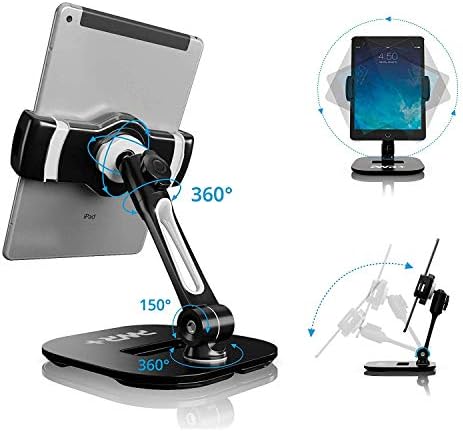 Pwr Tablet Standları ve Tutucular Ayarlanabilir 360 Derece Döner Açı Rotasyon için 4-11 Tab Telefon iPad Samsung Galaxy, Lenovo,
